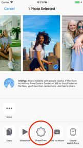 Circle Crop - Beautiful Shapes screenshot