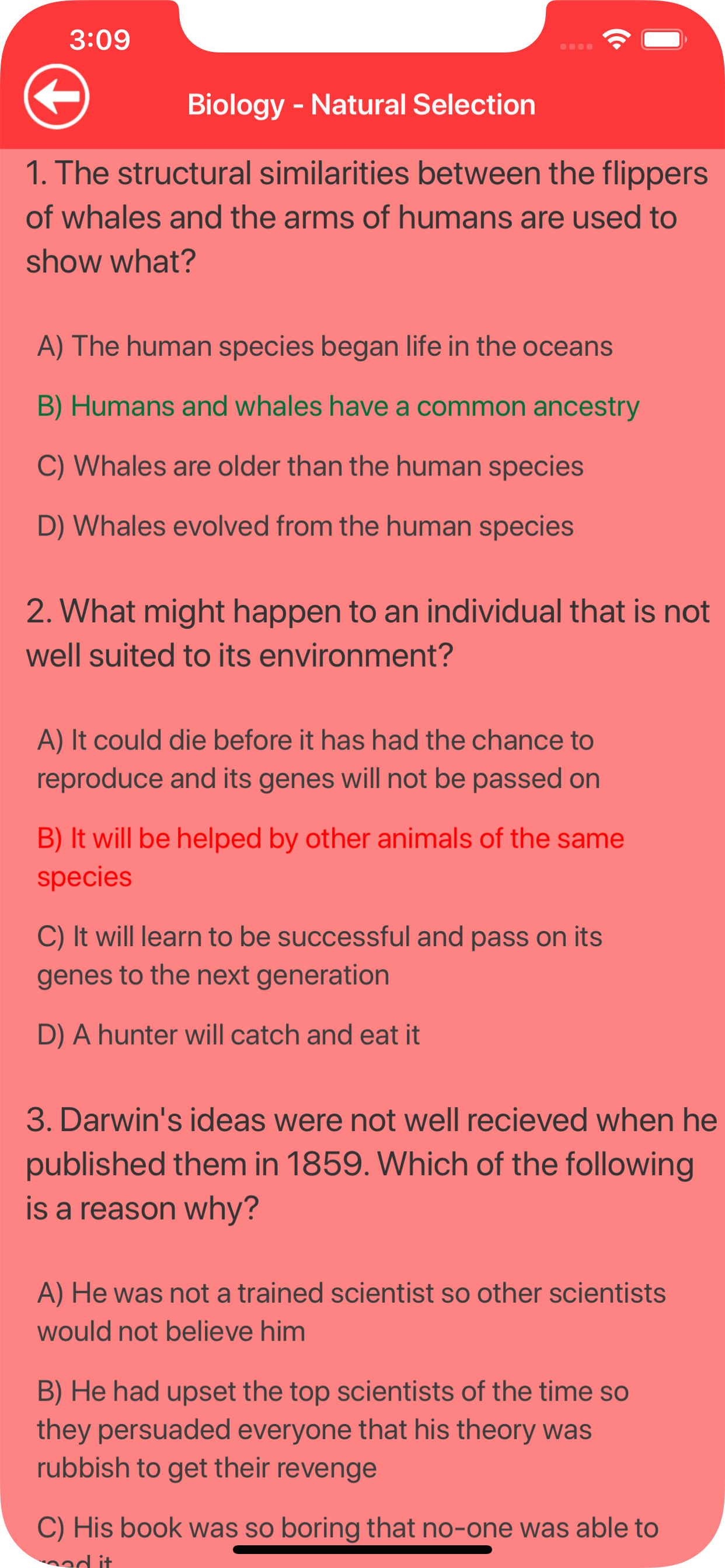 GCSE Science Quizzes screenshot 4