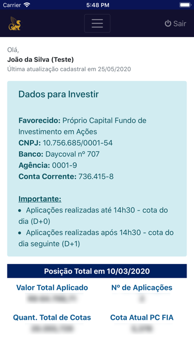 Próprio Capital Screenshot