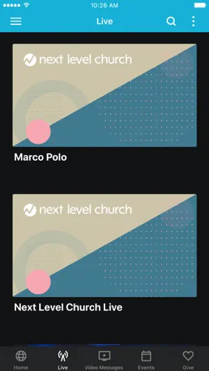 Next Level Church App screenshot 2