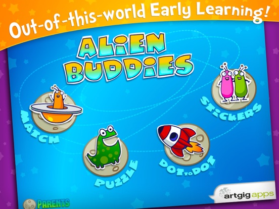 Screenshot #1 for Alien Buddies – Preschool Fun