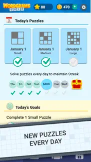 solo wordgrams daily crossword iphone screenshot 1