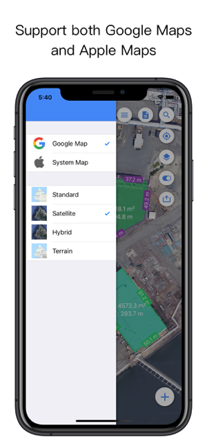 ‎Planimeter Pro for map measure Screenshot