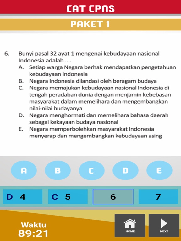 Screenshot #6 pour Simulasi CAT CPNS Update