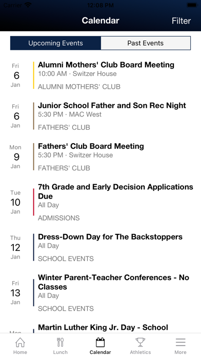 Saint Louis Priory School Screenshot