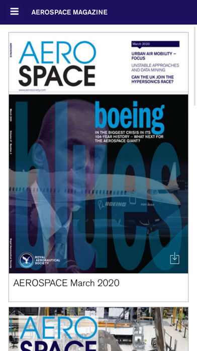 AEROSPACE magazine Screenshot