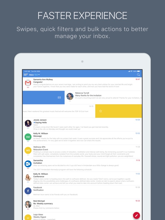 Bizmail - Business email iPad screenshot