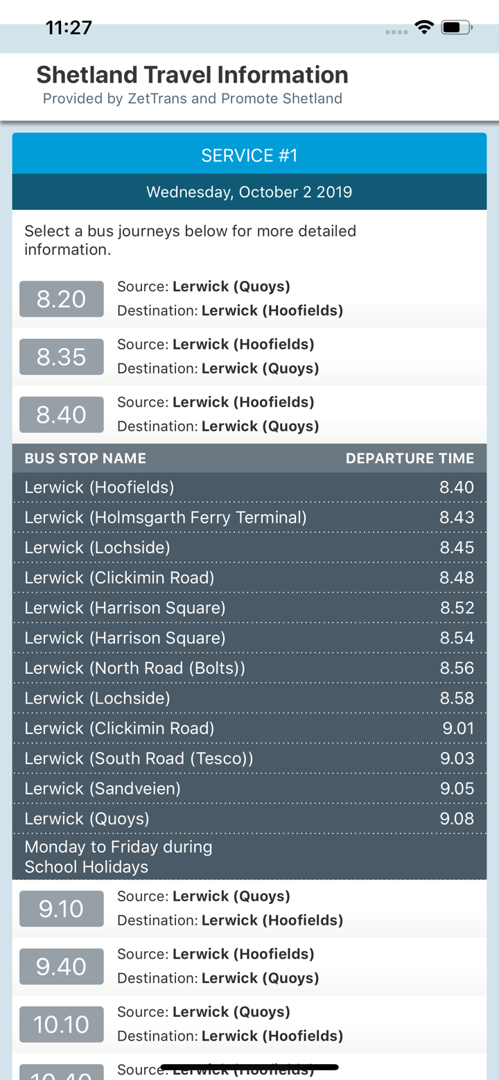 Shetland Travel Information screenshot 3