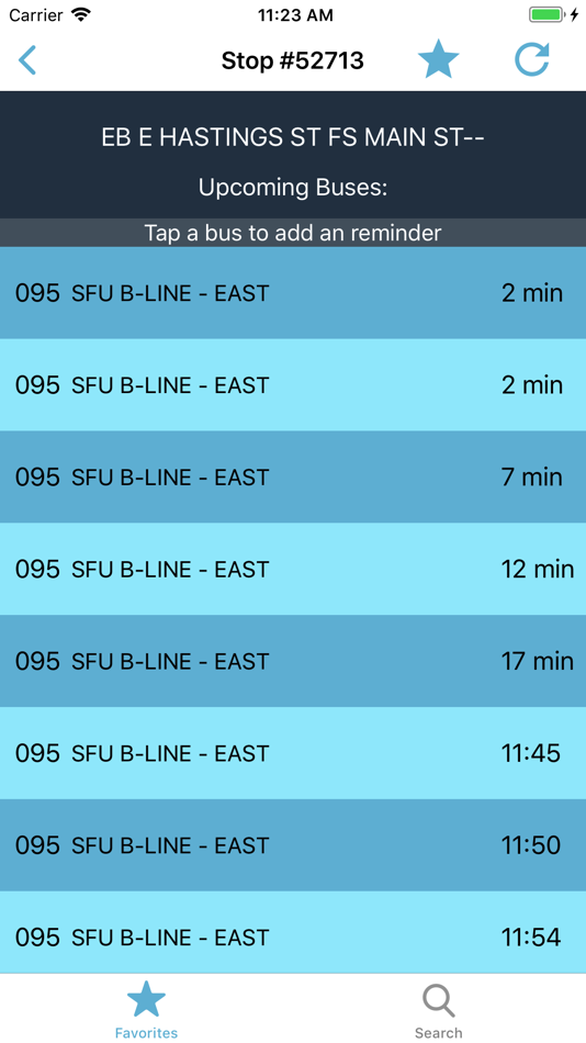 #2. myBus Vancouver - Live Transit (iOS) 由: Foxbit Software Ltd.