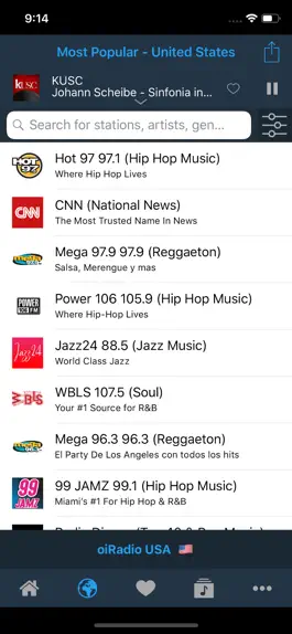 Game screenshot oiRadio USA - Live radio hack