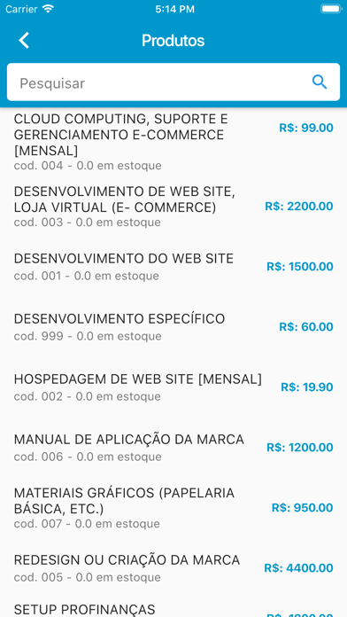 ProFinanças - Força de Vendas Screenshot