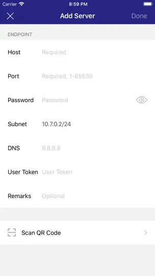 Captura de pantalla de Blatu en iPhone 4