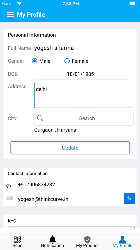 #5. GirishConnect (iOS) 由: Yogesh Sharma