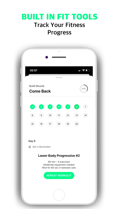 RebFit: Home & Gym Workouts Screenshot