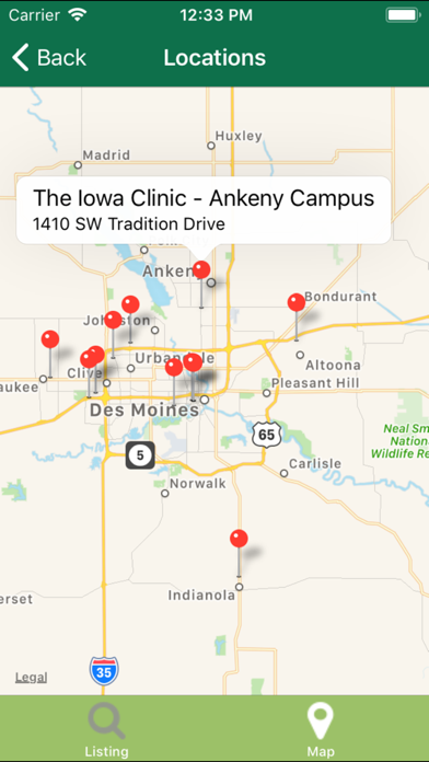 The Iowa Clinic Screenshot