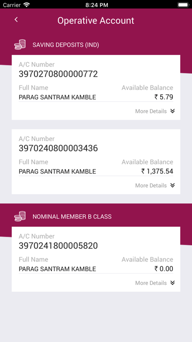 Warana Bank Screenshot