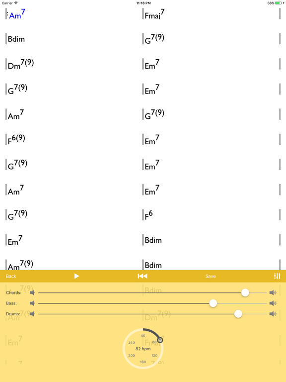 Improvisation Trainer iPad screenshot 4 - Music app