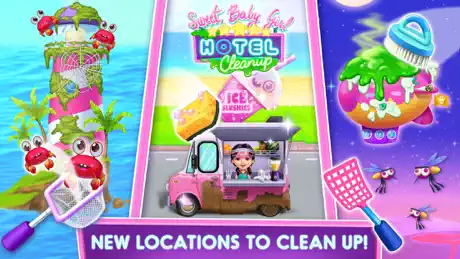 Sweet Baby Girl Hotel Cleanup