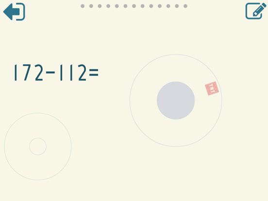 Subtraction Math Trainer iPad screenshot