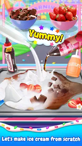 Game screenshot Frozen Ice Cream Roll Desserts apk