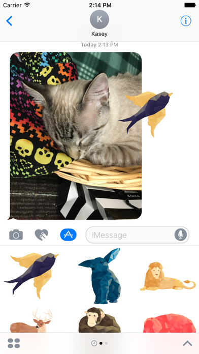 Animal Sticker Pack Screenshot 2 - AppWisp.com Animal Sticker Pack Screenshot 2 - AppWisp.com