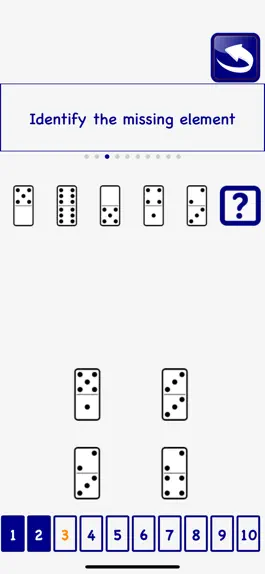 Game screenshot Domino psychotechnical test hack