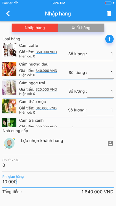 Screenshot #2 pour TShop Quản lý bán hàng cá nhân