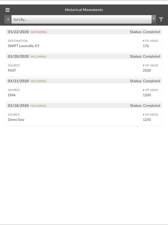 MetaFarms Mobile Movements iPad screenshot 3 - Productivity app