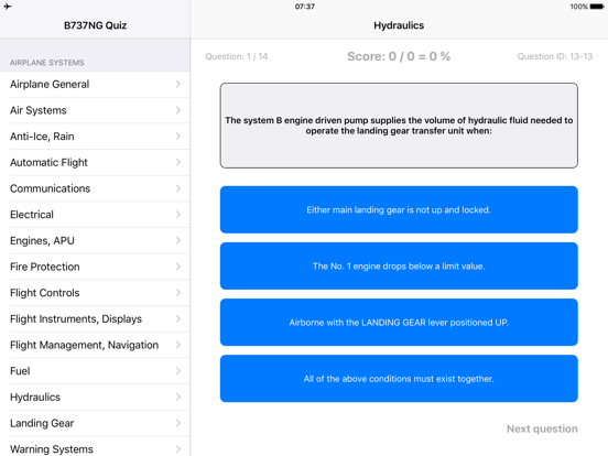 Screenshot #4 pour B737NG Quiz
