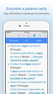 dicionário português inglês iphone screenshot 3