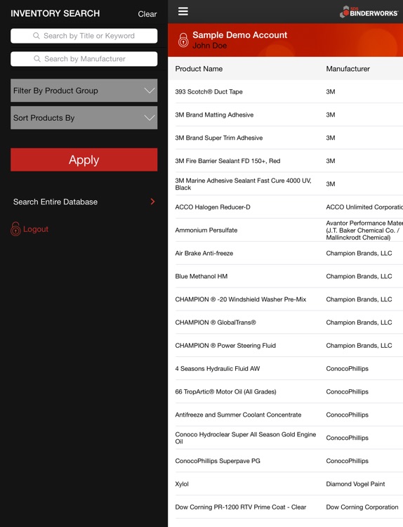 SDS BinderWorks Mobile