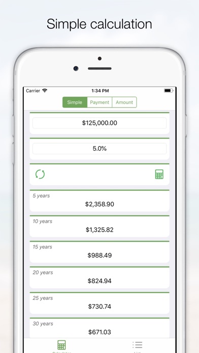 Screenshot #1 pour iMortgage App