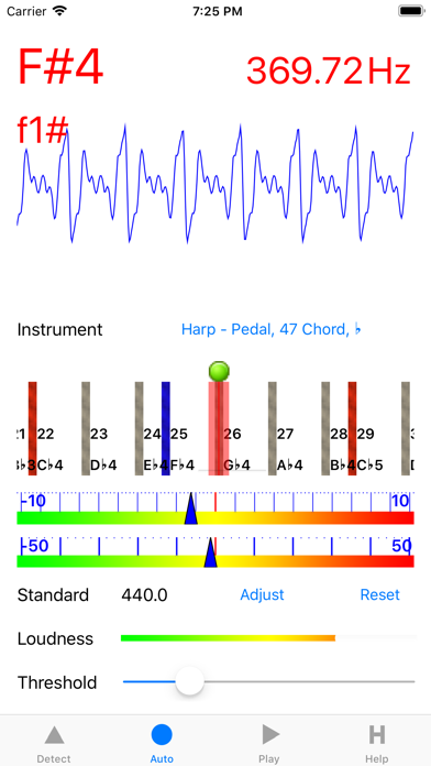 Harp Tuner Screenshot 1