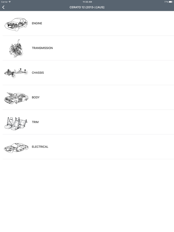 Screenshot #5 pour Kia Car Parts Diagrams