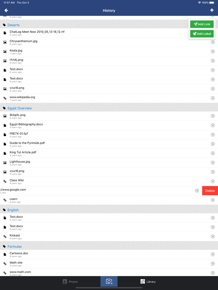 Veracross Camera and Files
