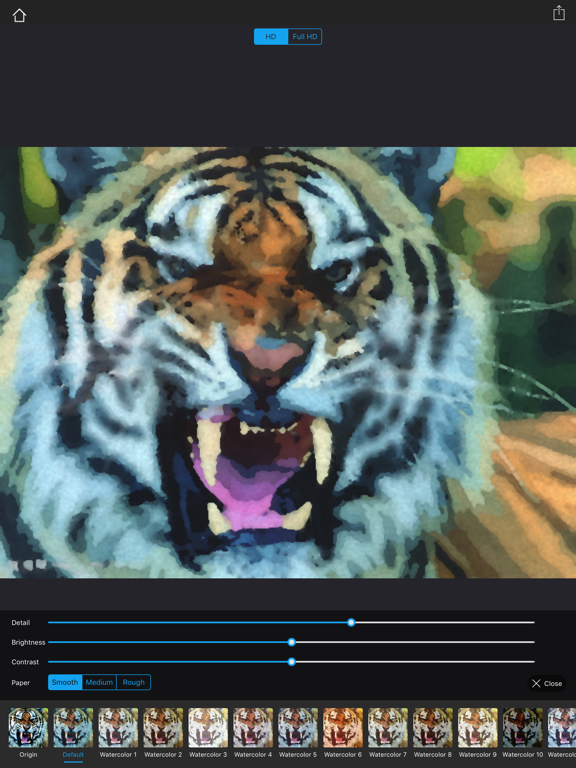 Watercolorizer-photo artist iPad screenshot 5 - Photo & Video app