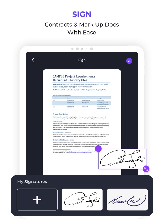 Simple Scan: Docs, PDF, OCR iPad screenshot 5 - Business app