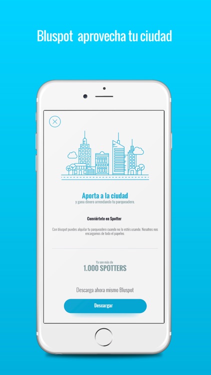 Bluspot para parquear