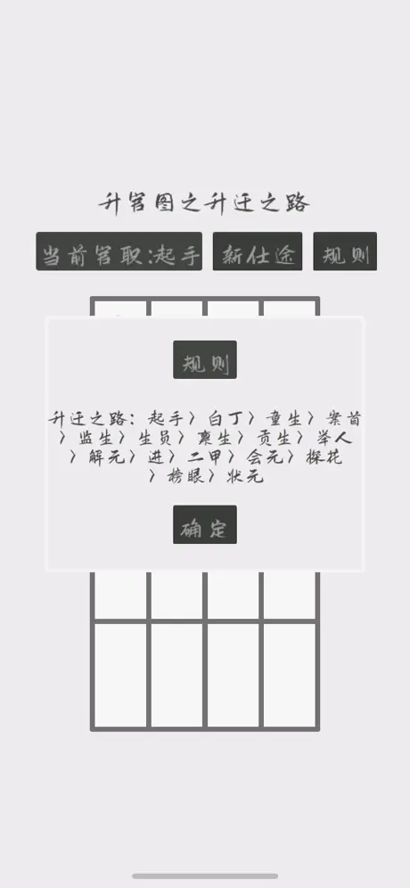 升官图之升迁之路