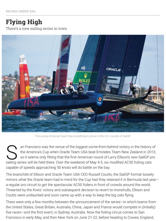 SAIL Mag iPad screenshot 8 - Lifestyle app