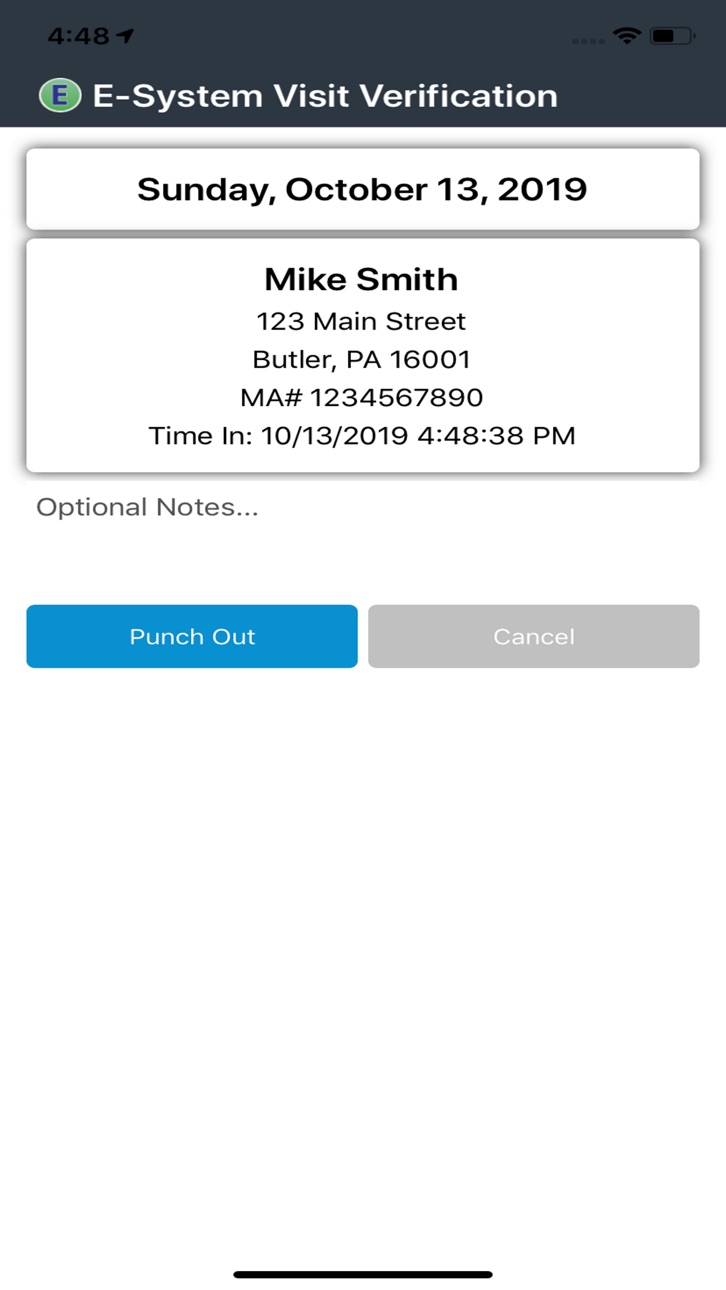 iPhone screenshot