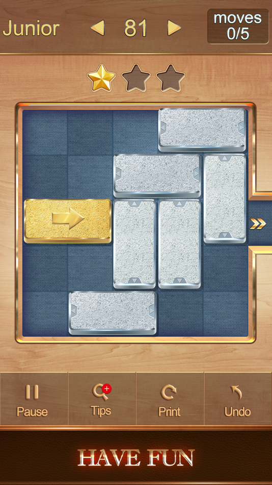 #4. Golden Unblock Puzzle (iOS) 由: Beijing Star Halo Technology Co., Ltd