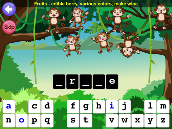 Screenshot #5 pour Monkey Word Guess Lite