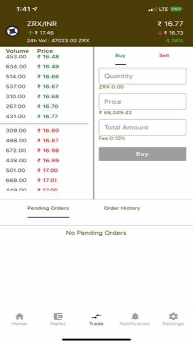Colodax-India Crypto Exchange Screenshot