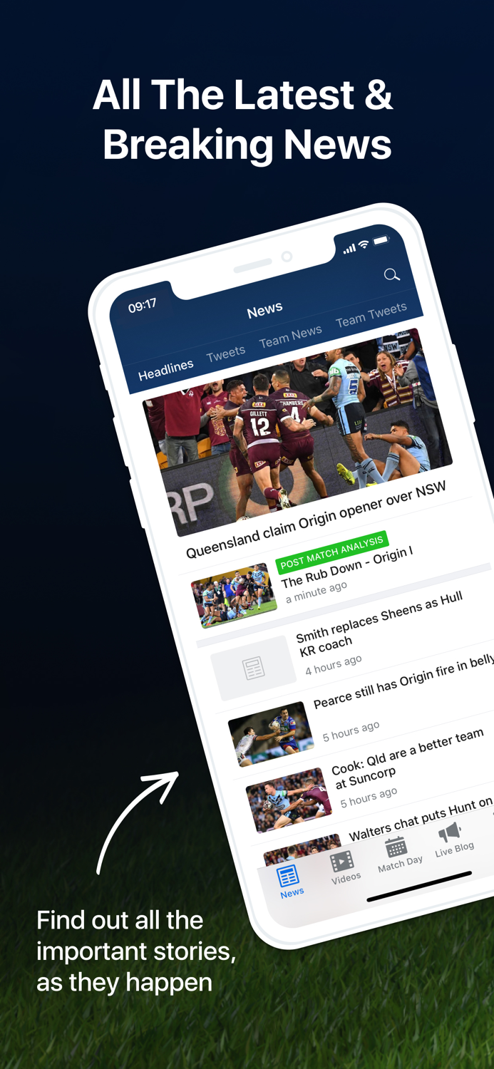 Rugby League Live NRL Scores