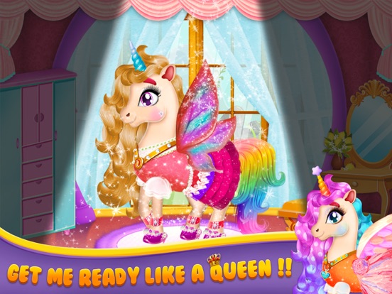 Little Unicorn Care And Makeup iPad screenshot 7 - Games app