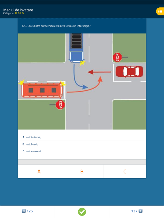 Chestionare auto - DRPCIV iPad screenshot 5 - Education app