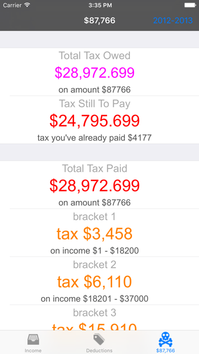 Screenshot #2 pour Australian Tax Pro