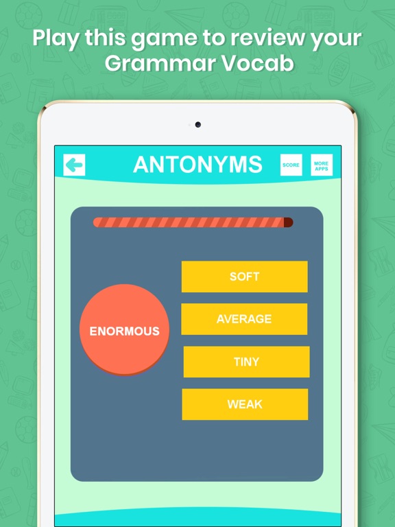 Screenshot #6 pour Synonyms & Antonyms Word Quiz