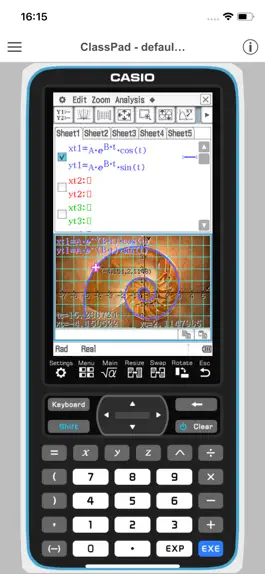 Game screenshot CASIO ClassPad mod apk